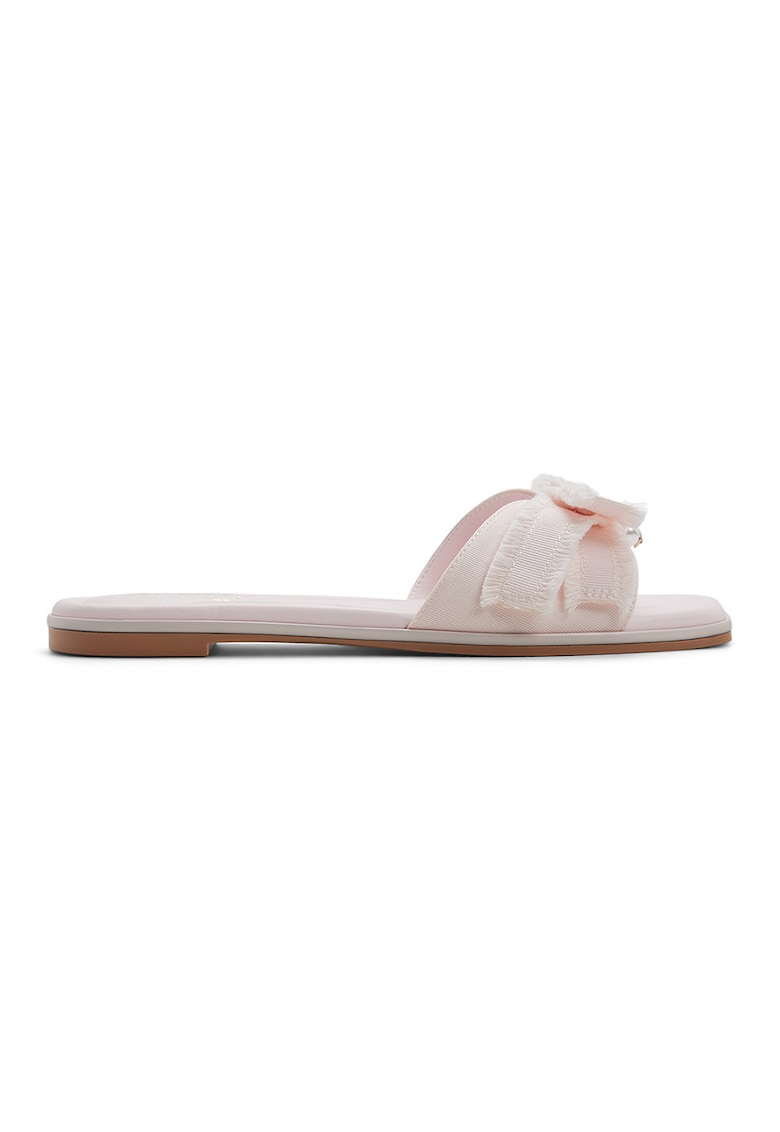 Papuci cu funde decorative Rhuli - Roz pastel