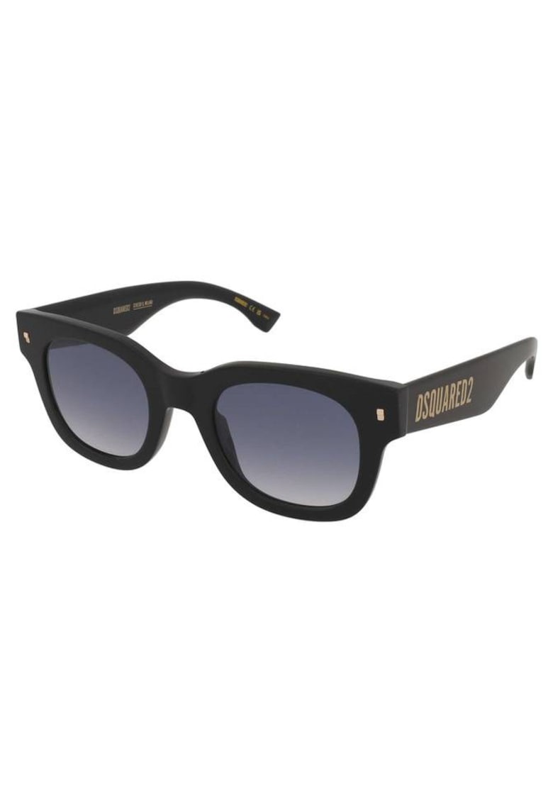 Ochelari de soare barbati D2 0180/S - plastic durificat - design distinctiv - negru