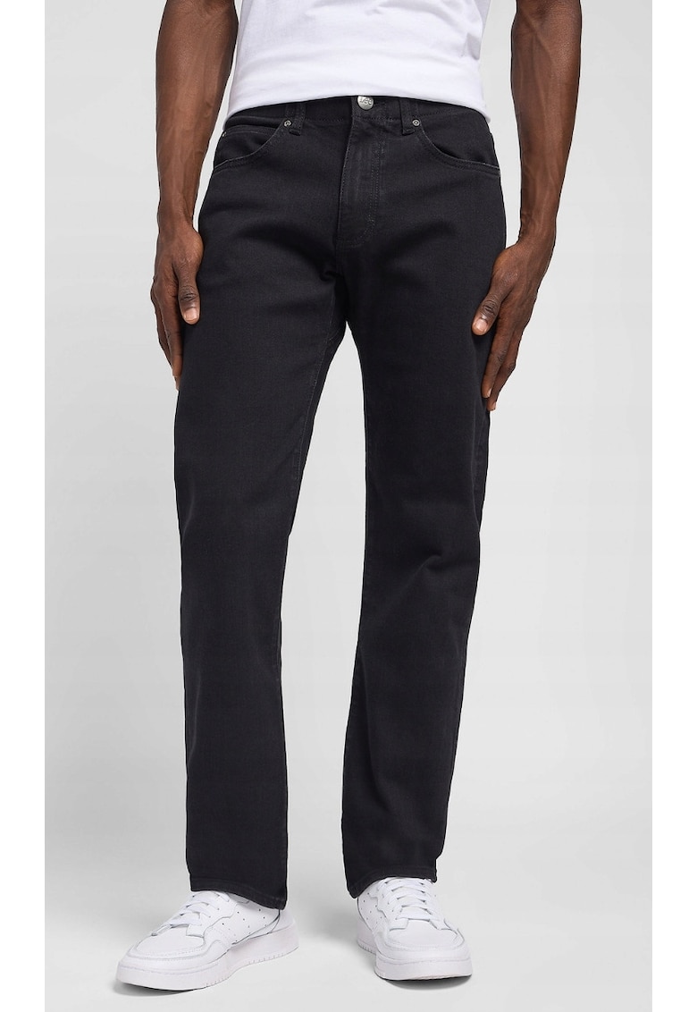 Blugi barbati slim fit - negru - Albastru