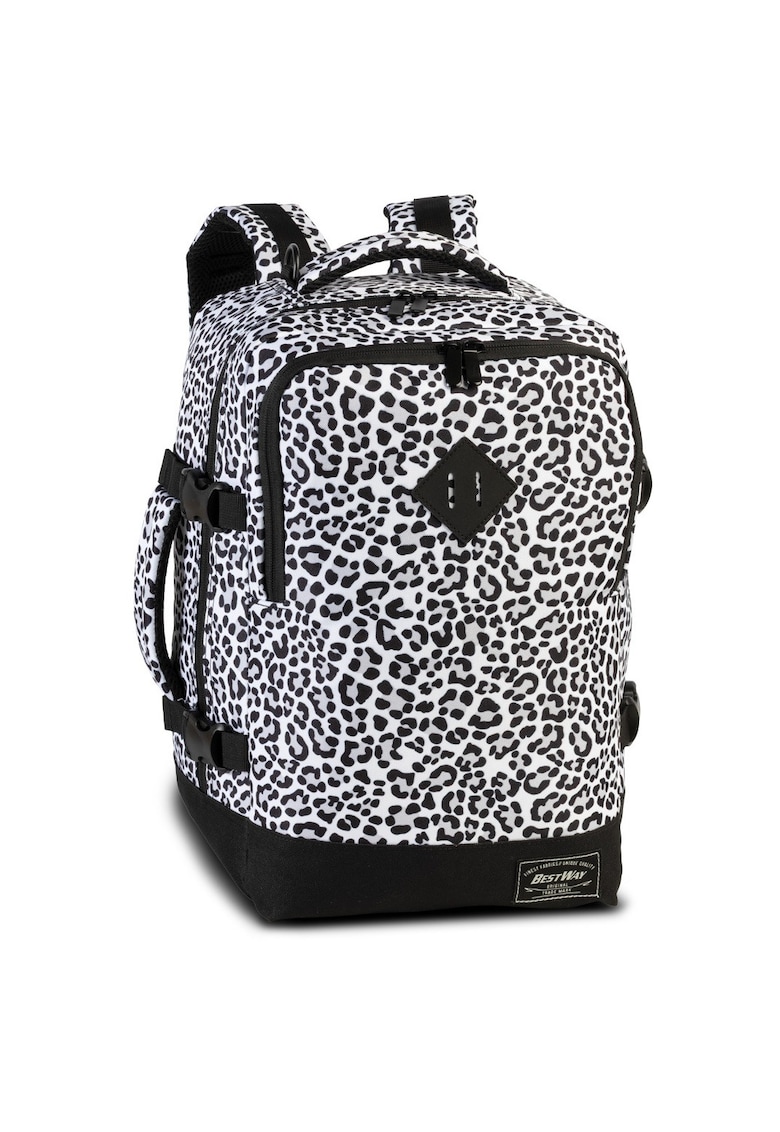 Rucsac Calatorie - Wizz Air/Ryanair - Cabin PRO Small - F40290-R - Alb/Negru