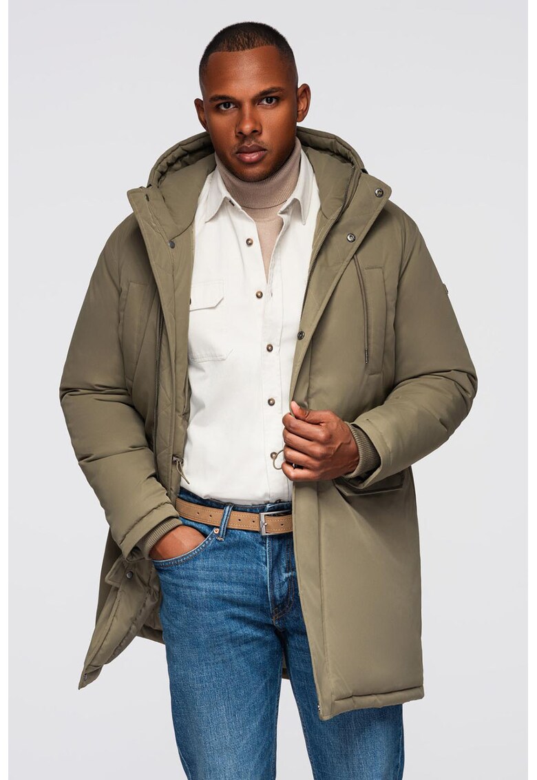 Geaca parka lunga clasica OM-JAPJ-0313