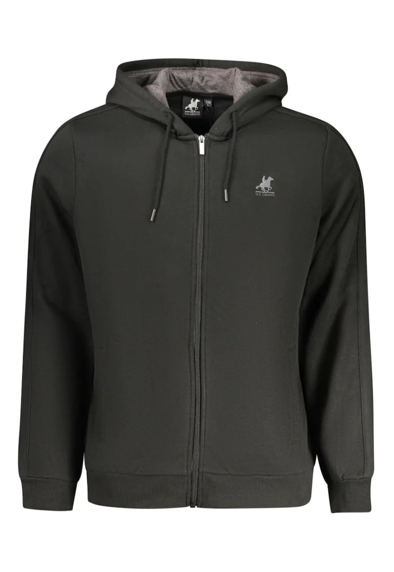 U.S. GRAND Hanorac barbati - cu fermoar - logo - Regular fit