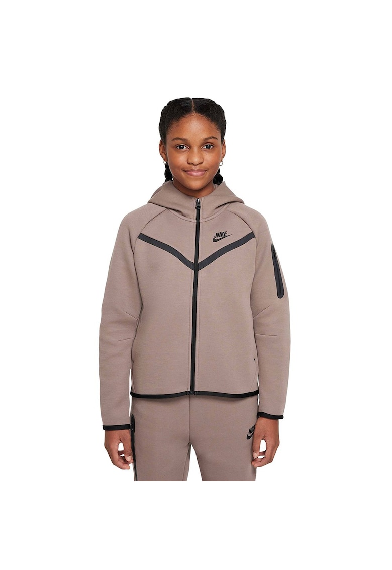 Hanorac Sportswear Tech FL JR HV8695-214 - Fete - Maro