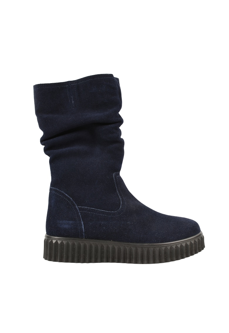 Ghete casual - dama - FORMAZIONE - 3906H01 bleumarin - piele intoarsa