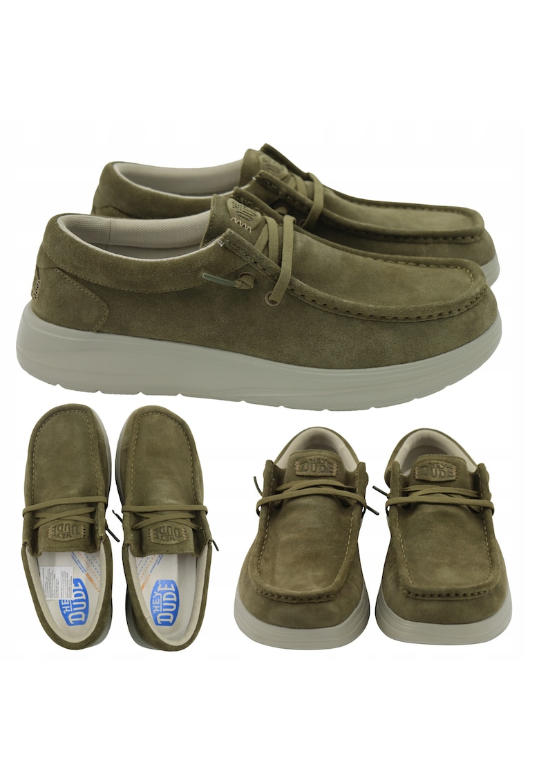 Wally Comf Suede - Verde masliniudwqf - Verde masliniu