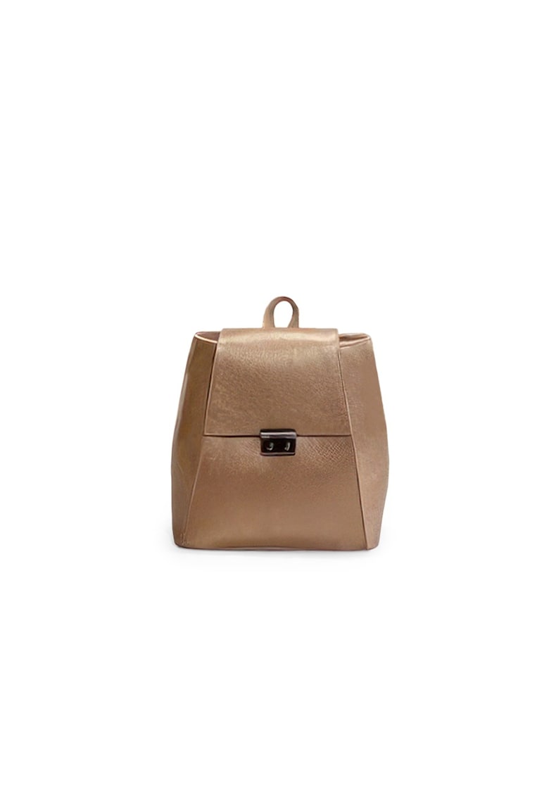 Rucsac Mic Aamina - piele gri - 2 1 - Roz