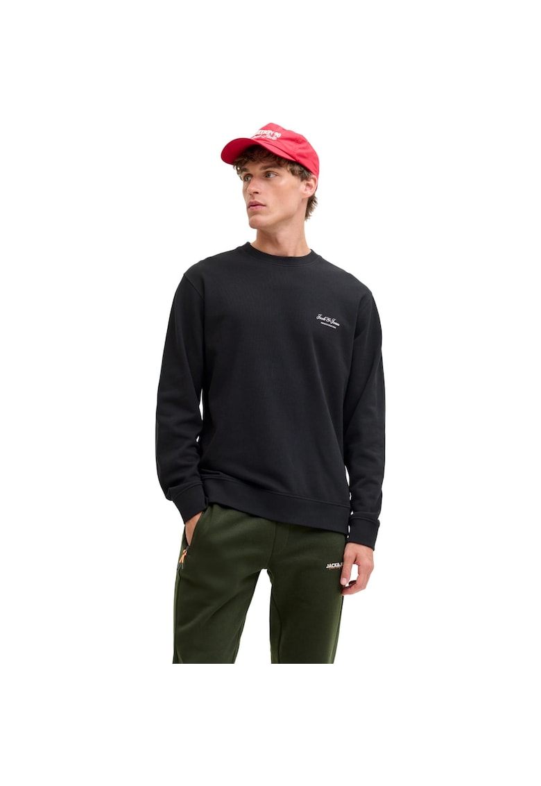 Bluza JACK &JONES Archive Graphic Crew 53567 - Negru