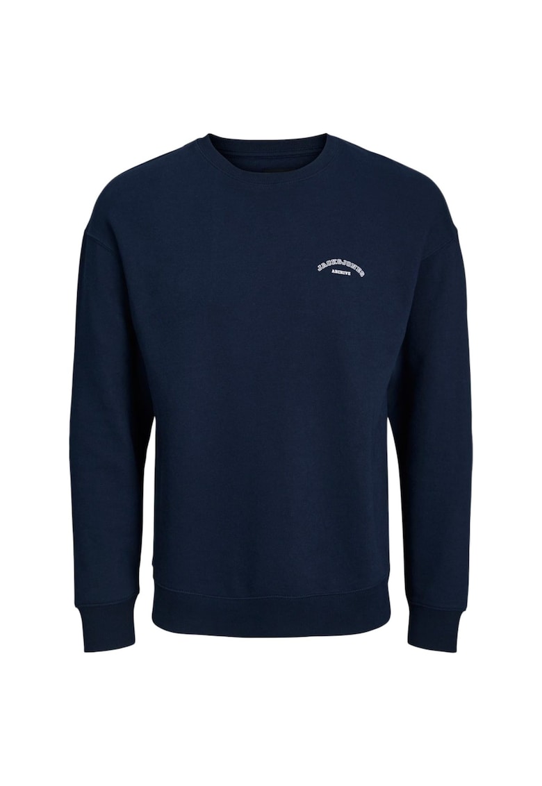 Bluza JACK &JONES College Logo Crew PLS 53563 - Albastru inchis