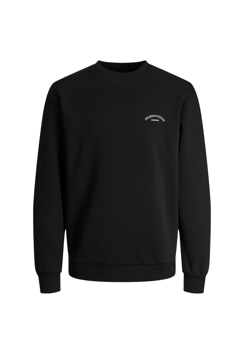 Bluza JACK &JONES College Logo Crew PLS 53559 - Negru