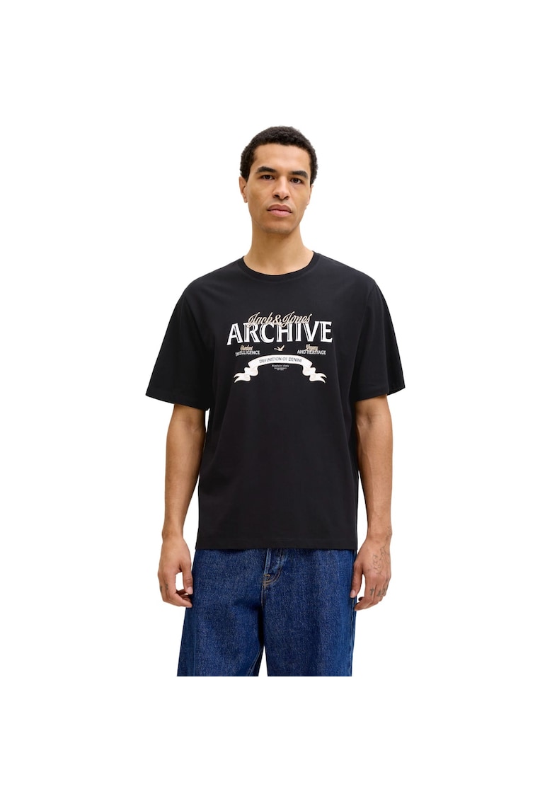 Tricou JACK &JONES Dover Denim 53515 - Negru