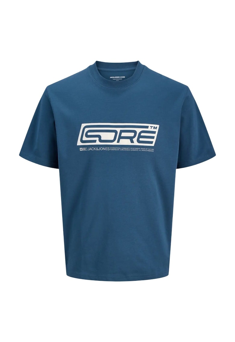 Tricou JACK &JONES Pulse Big Branding 53460 - Albastru