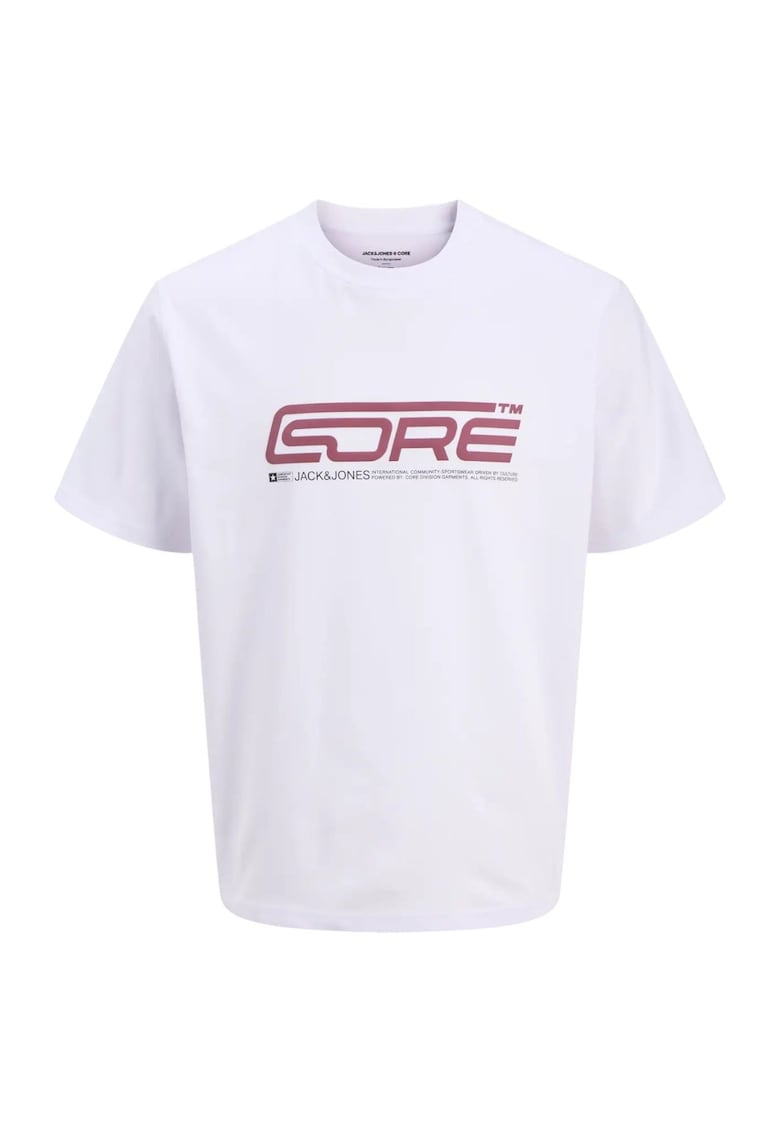 Tricou JACK &JONES Pulse Big Branding 53455 - Alb