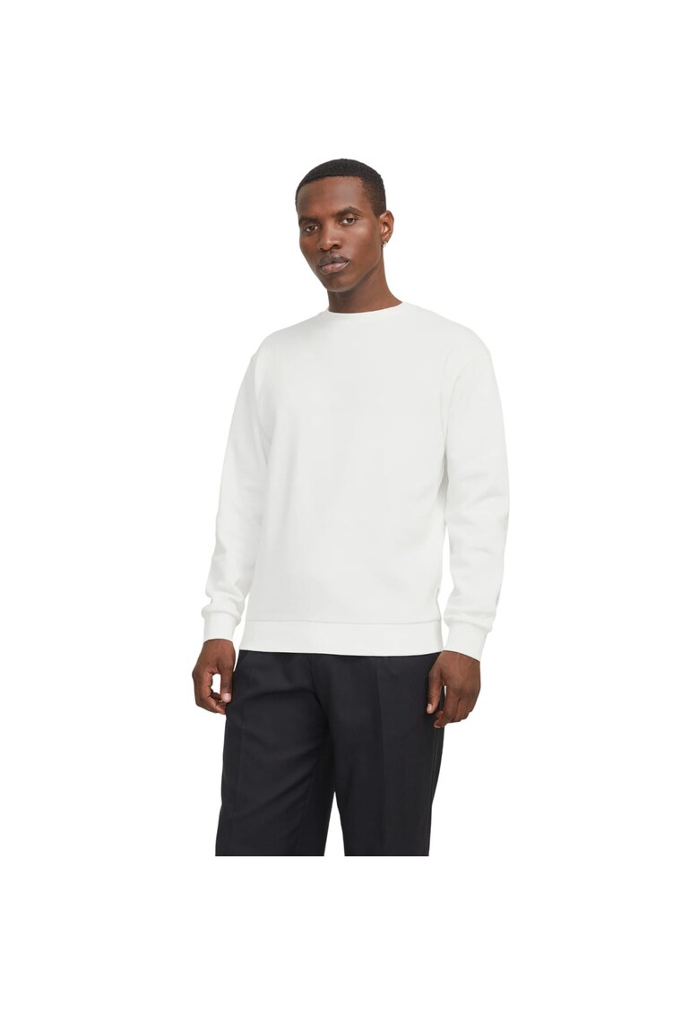 Bluza JACK &JONES Bradley Crew 53415 - Alb