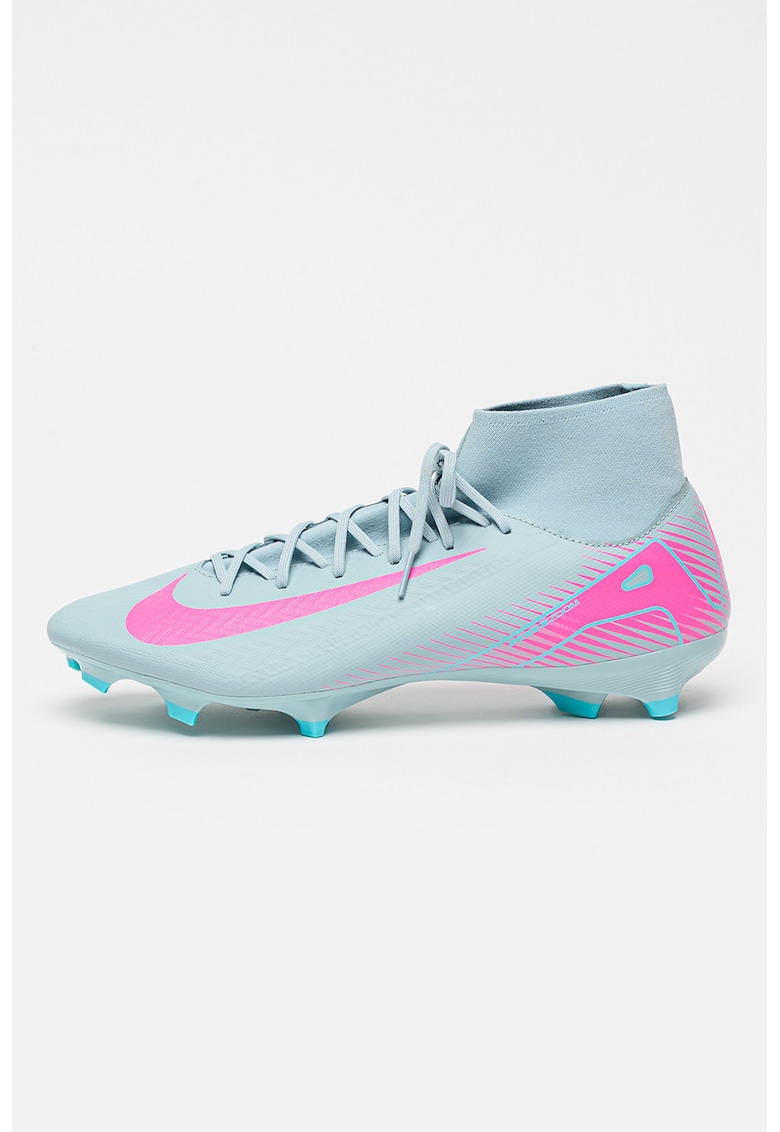 Pantofi cu crampoane pentru fotbal Mercurial Superfly 10 Academy - Roz neon/Albastru aquamarin
