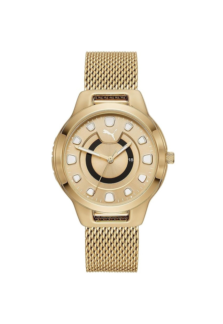 Ceas quartz cu bratara din plasa