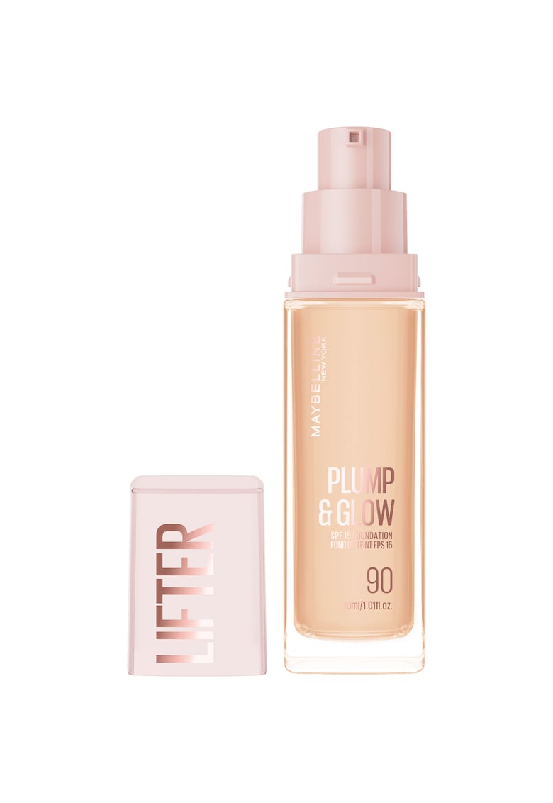 Fond De Ten Maybelline New York Lifter Plump&Glow pentru ten luminos 30 ml - 90