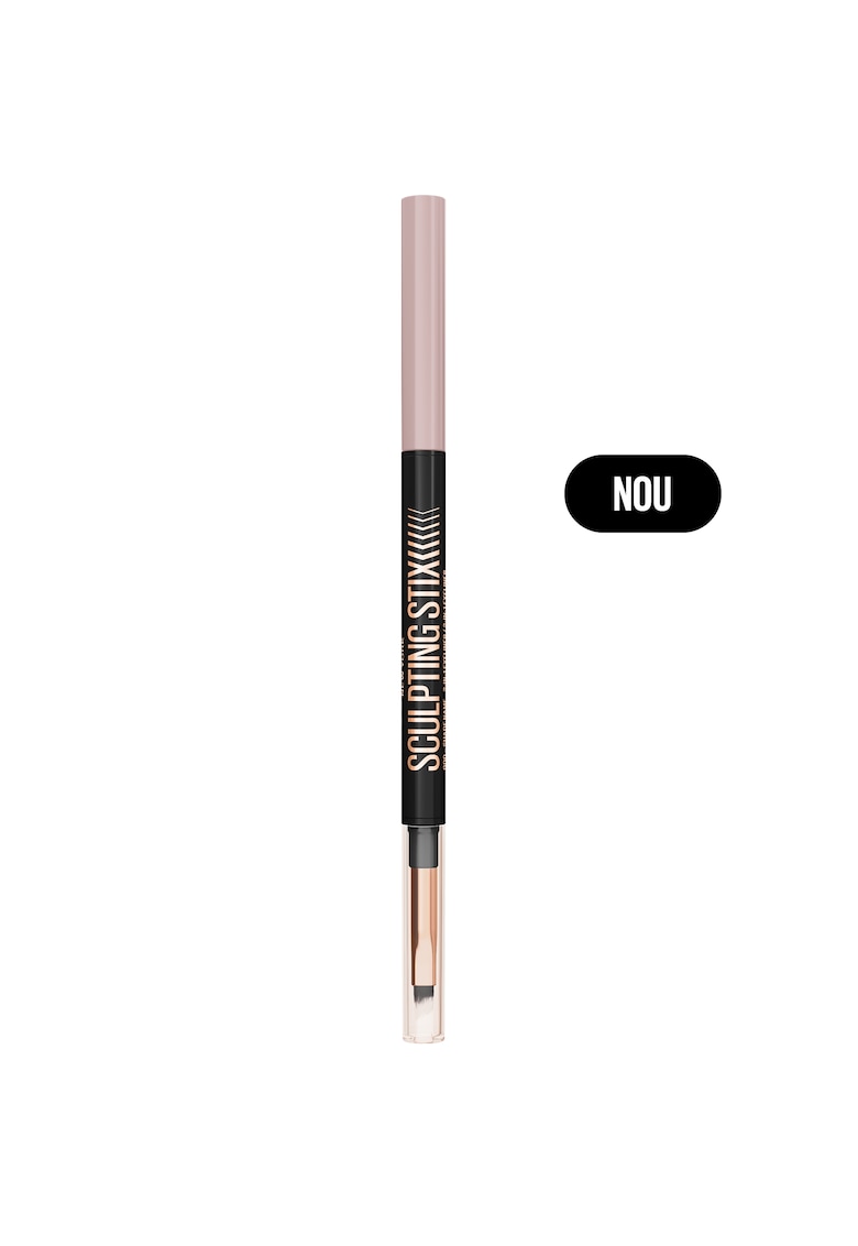 Creion de ochi smokey cu doua capete Maybelline New York Sculpting Stix - 0.7 g - Black Blur