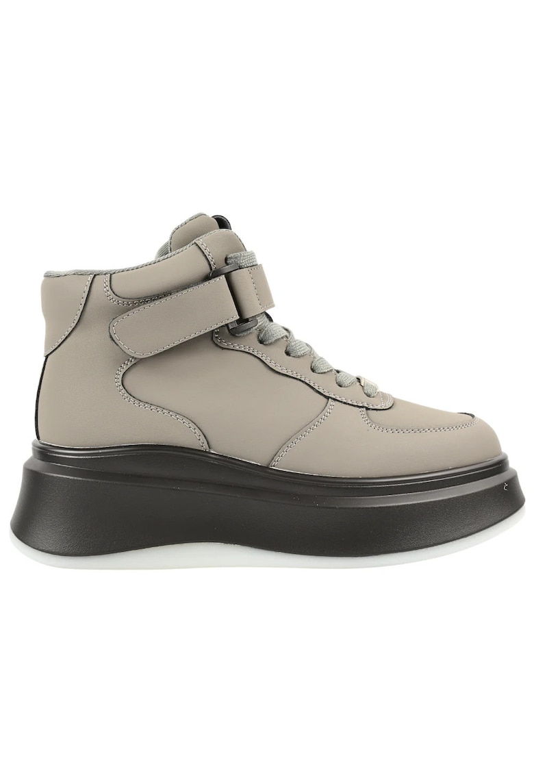 Ghete sport - dama - 36019-1 gri - piele nabuc - Gri