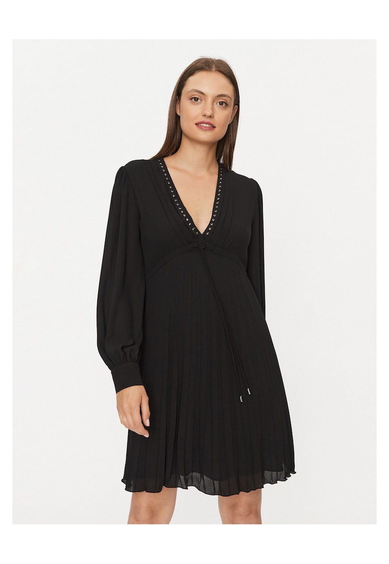 Rochie de zi pentru femei negru -