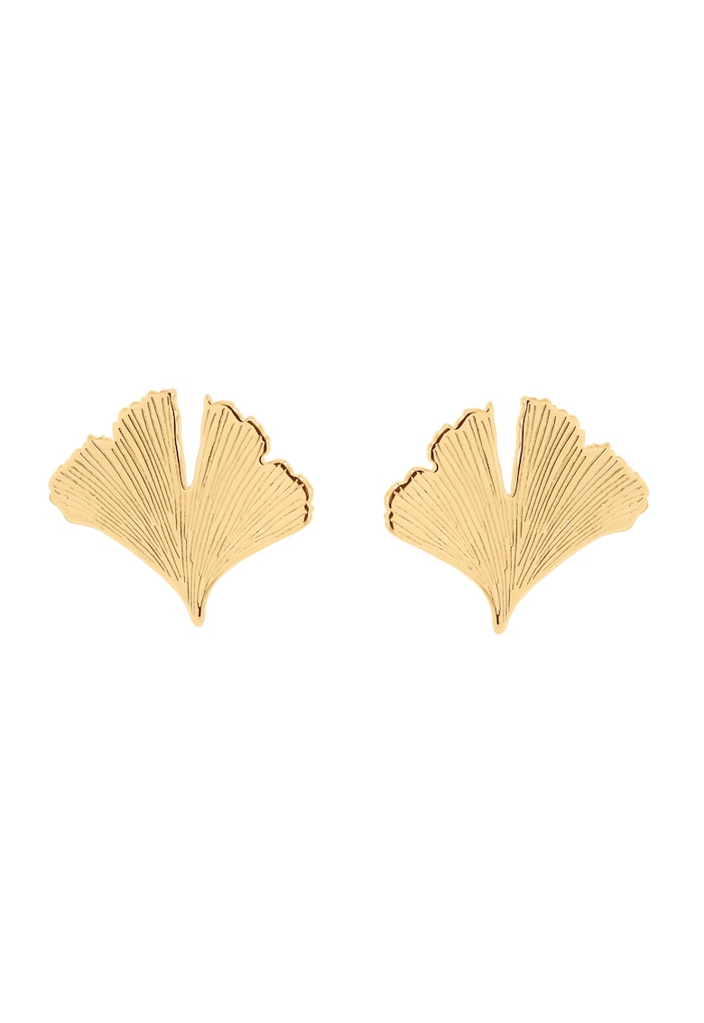 Cercei din bronz placati cu aur 18k