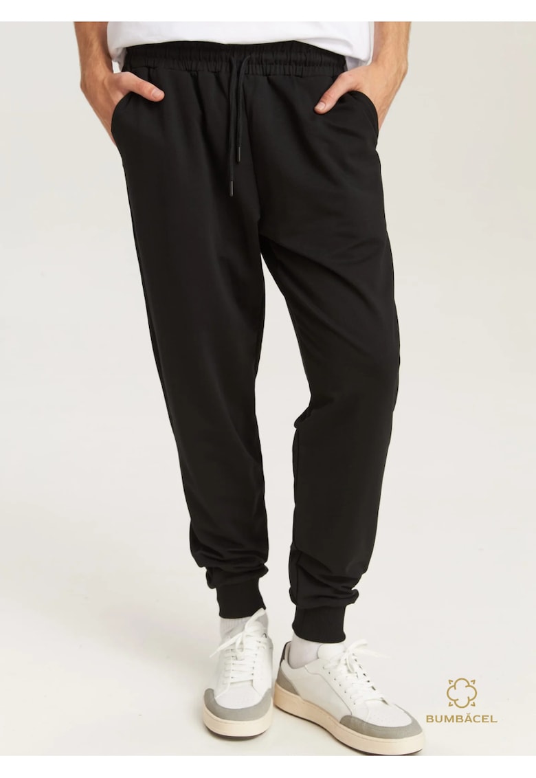 Bumbacel 100 COTTON Pantaloni uniton pentru barbati - cu buzunare laterale - din bumbac
