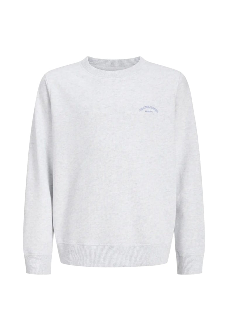 Bluza JACK &JONES College Logo Crew JNR 53510 - Alb