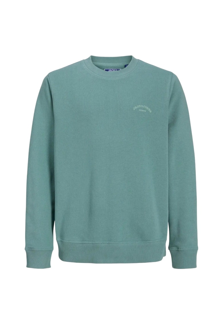 Bluza JACK &JONES College Logo Crew JNR 53505 - Verde