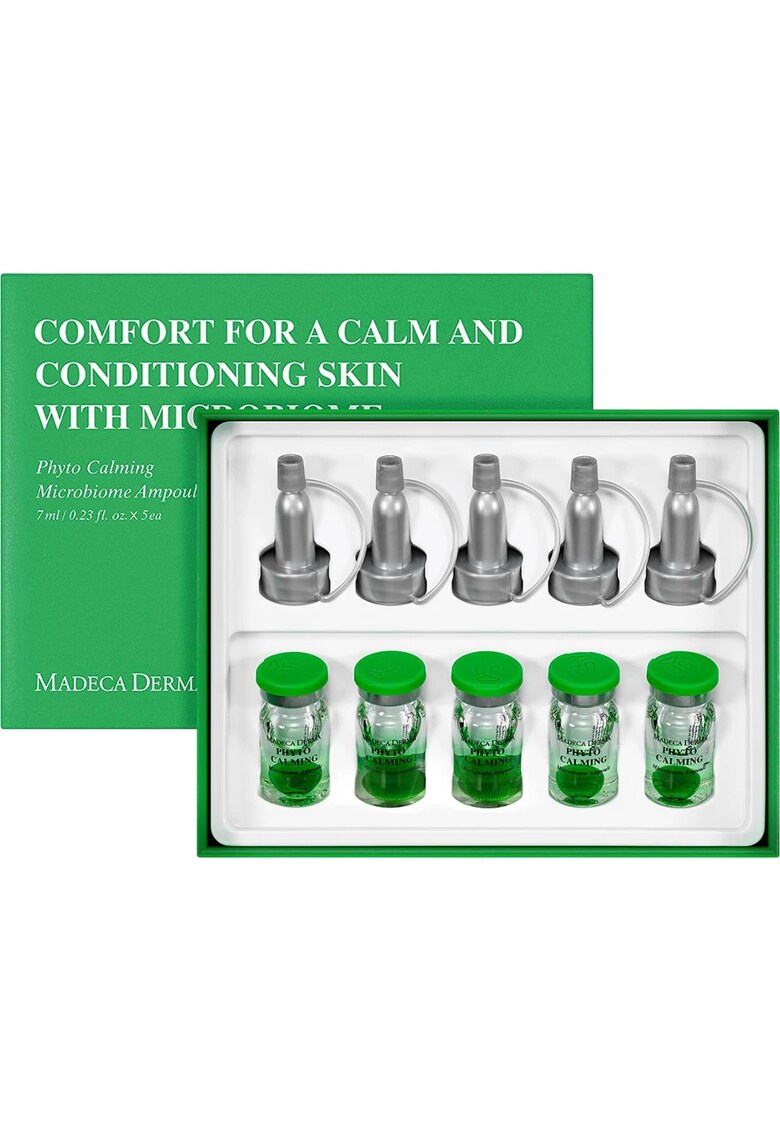 Ser de fata Phyto Calming Microbiome Ampoule set 5 buc - 7 ml - hidratant - fortifiant