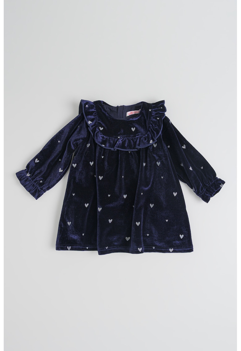 Rochie cu model cu inima - Mov inchis