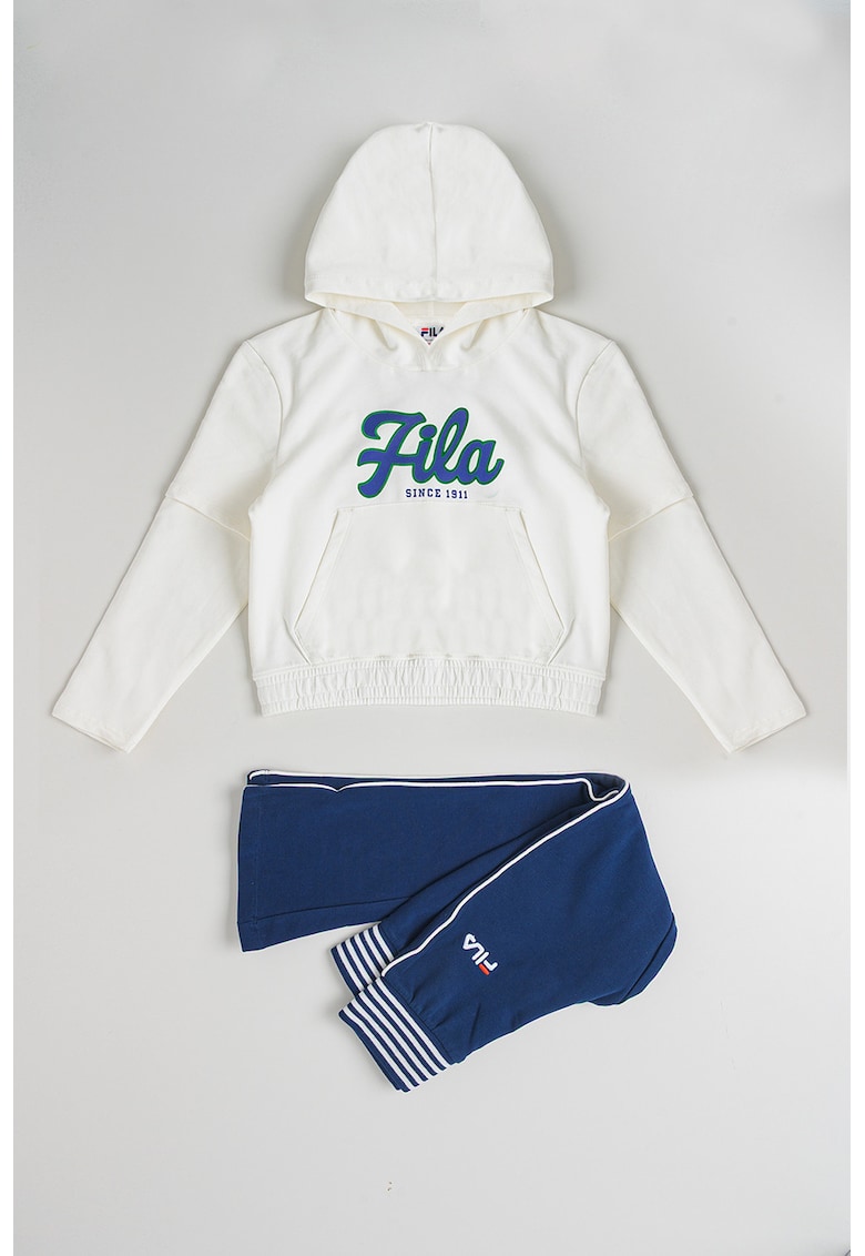 Trening din amestec de bumbac Capsule Fila - Alb/Bleumarin