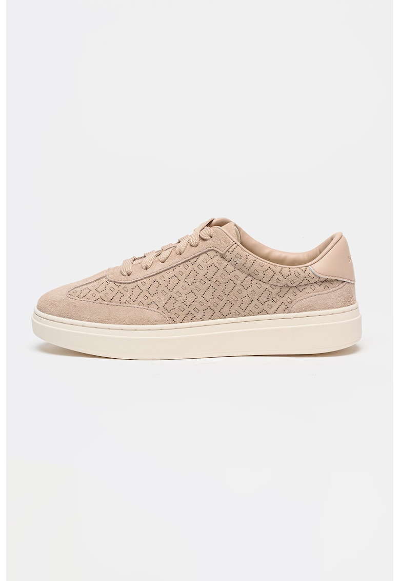Pantofi sport din piele intoarsa Kieran - Bej sampanie