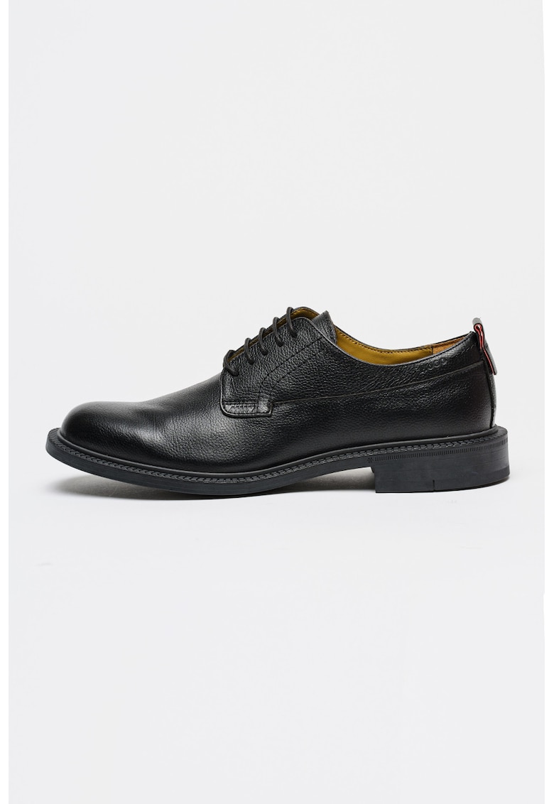Pantofi derby din piele Lysander - Negru