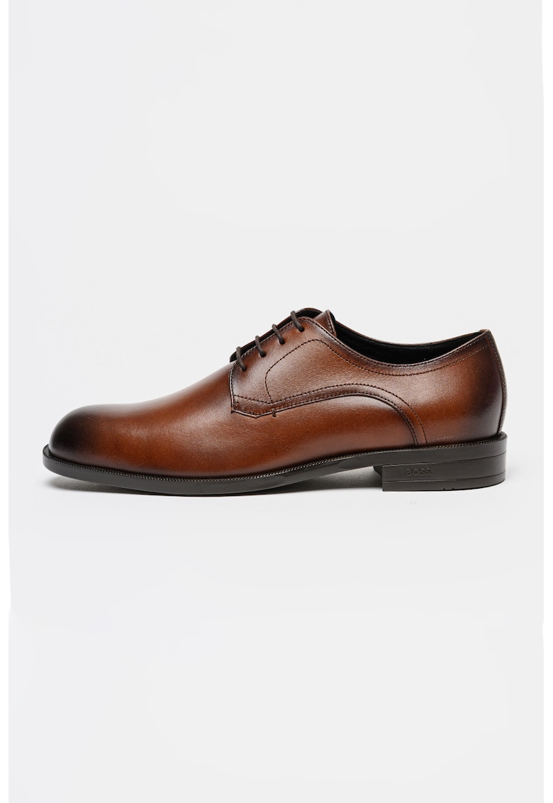 Pantofi de piele Tayil cu aspect patinat - Maro Siena