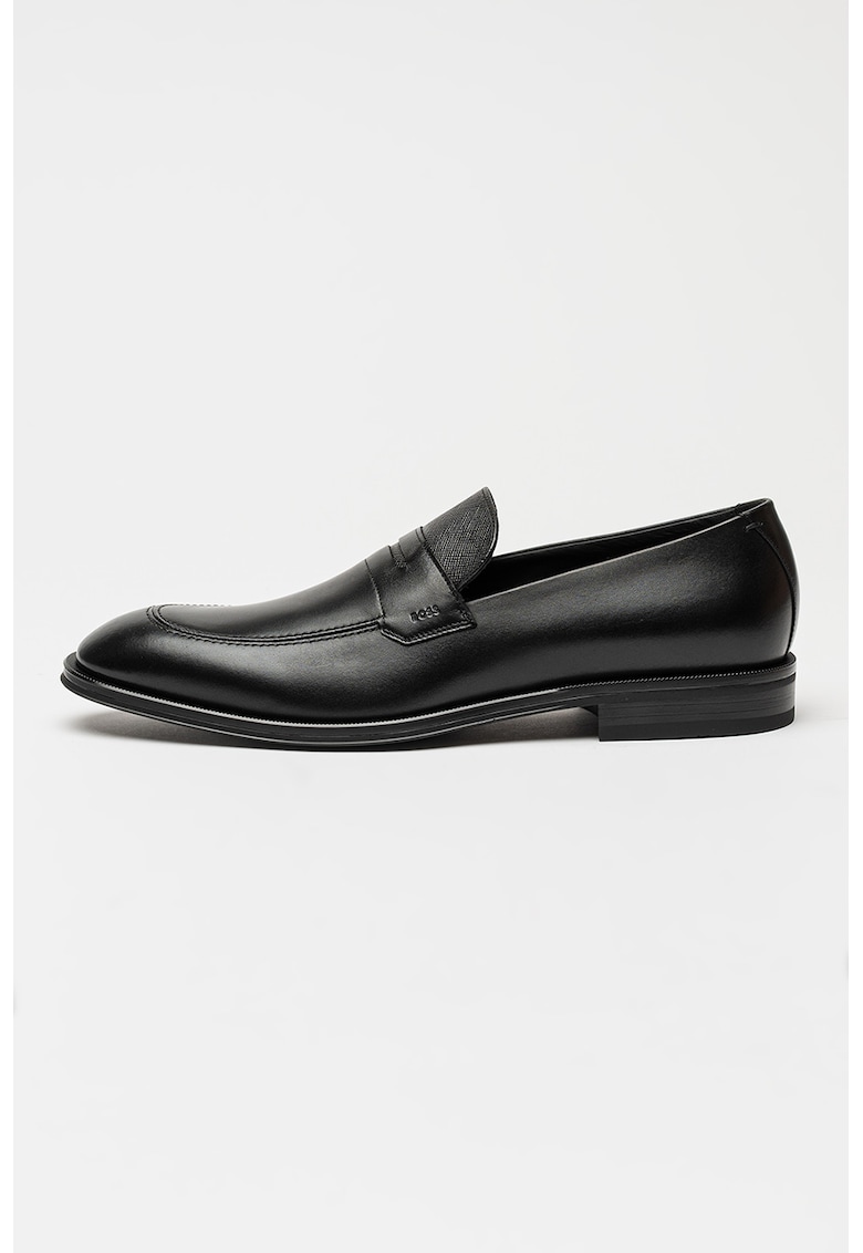 Pantofi loafer din piele Derrek - Negru
