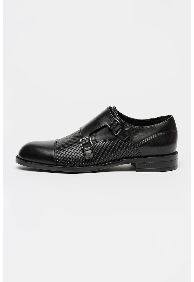 Pantofi monk din piele Tayil - Negru