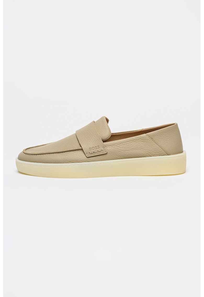 Pantofi loafer din piele Randal - Maro nisip