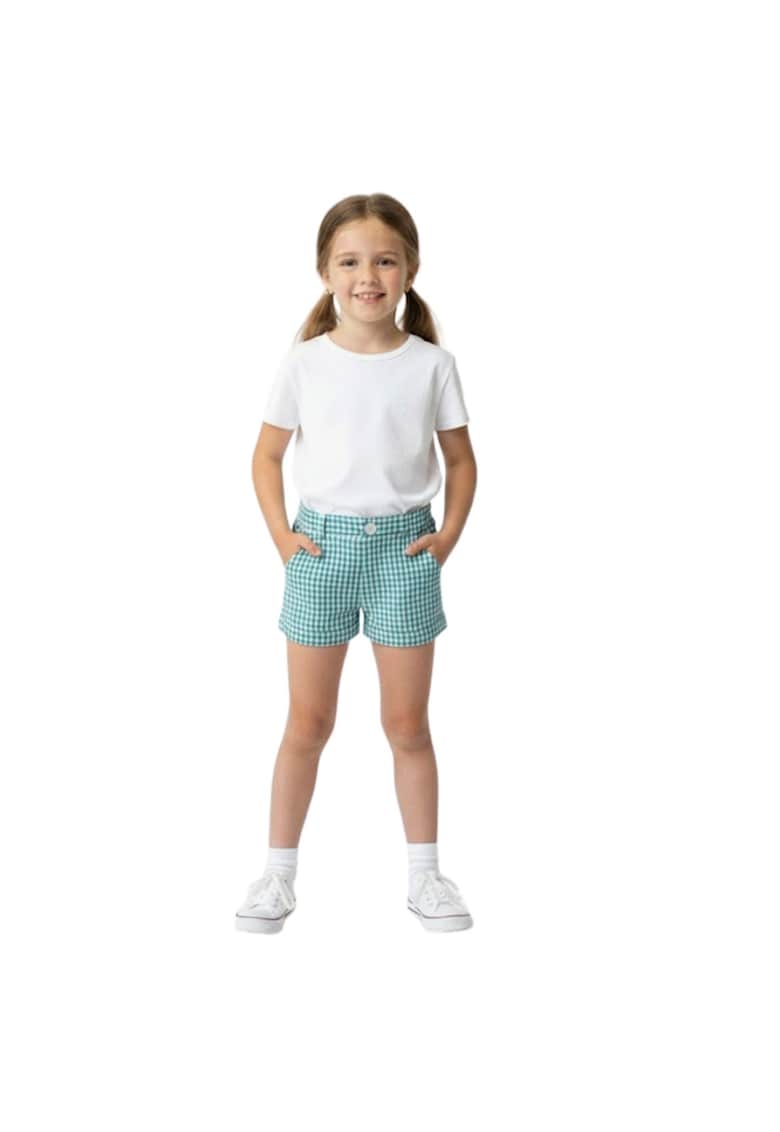 Pantaloni scurti in carouri -