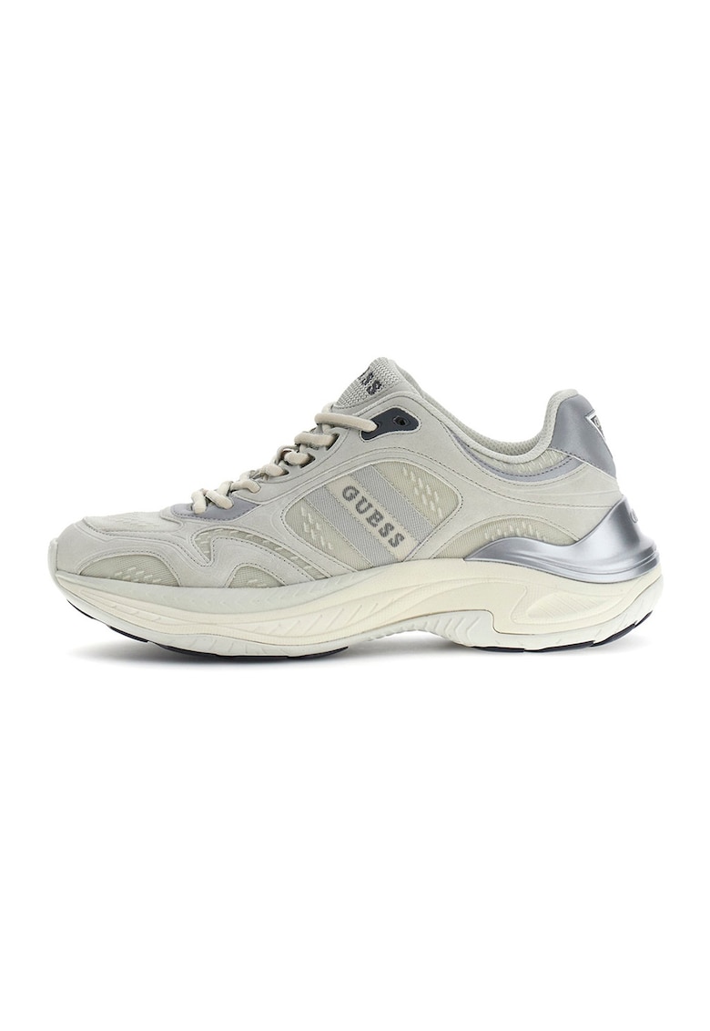 Pantofi sport cu imprimeu logo - Gri deschis
