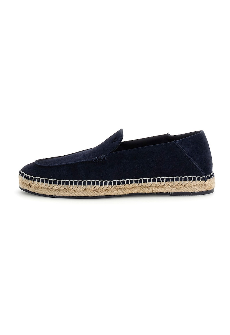 Espadrile din piele intoarsa - Albastru ultramarin