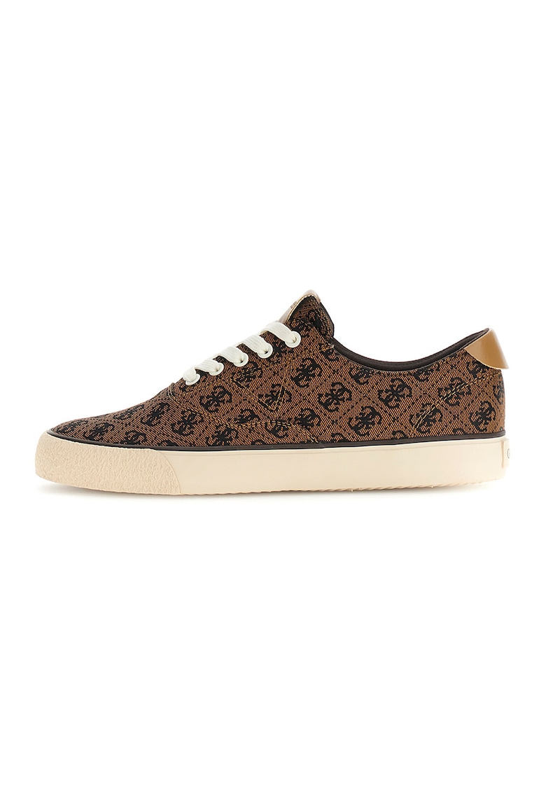Tenisi cu model logo - Negru/Caramel