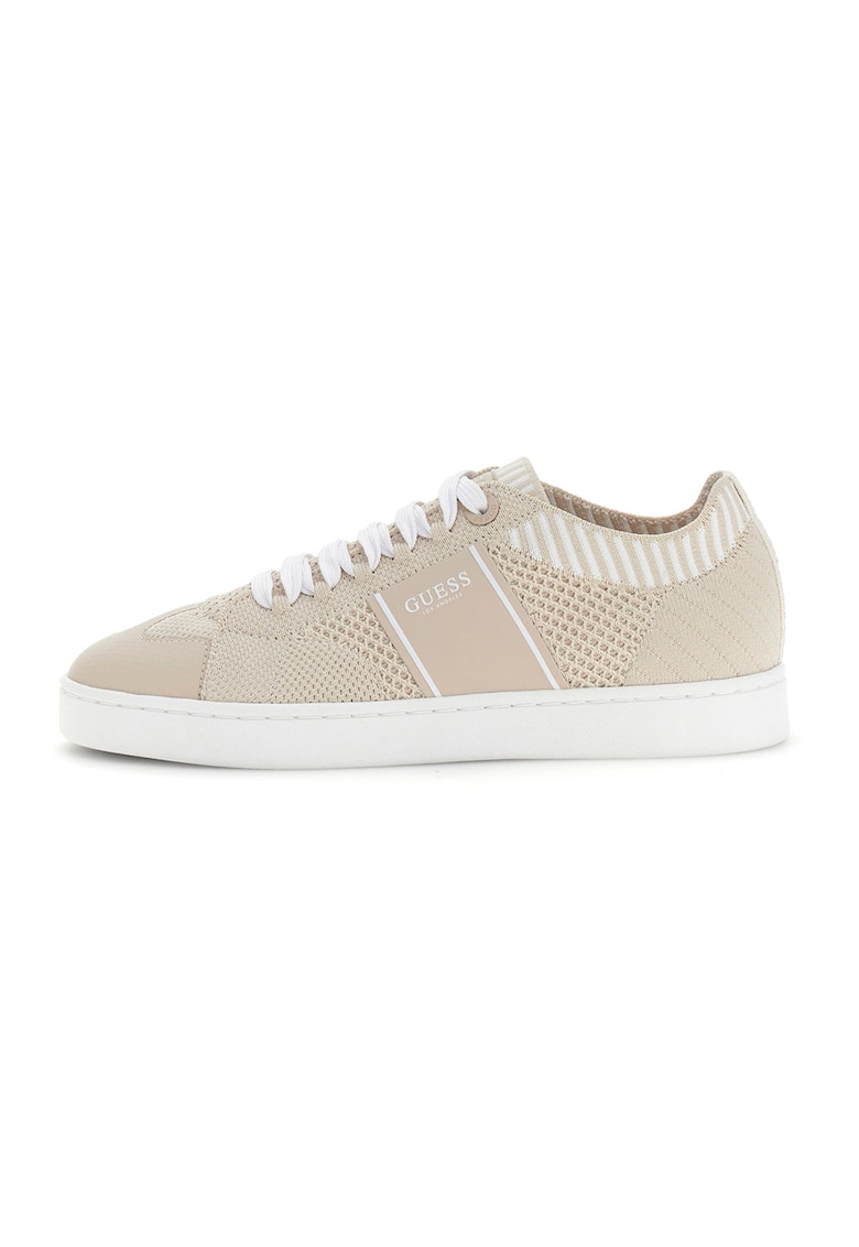 Pantofi sport low-cut din tricot - Maro nisip