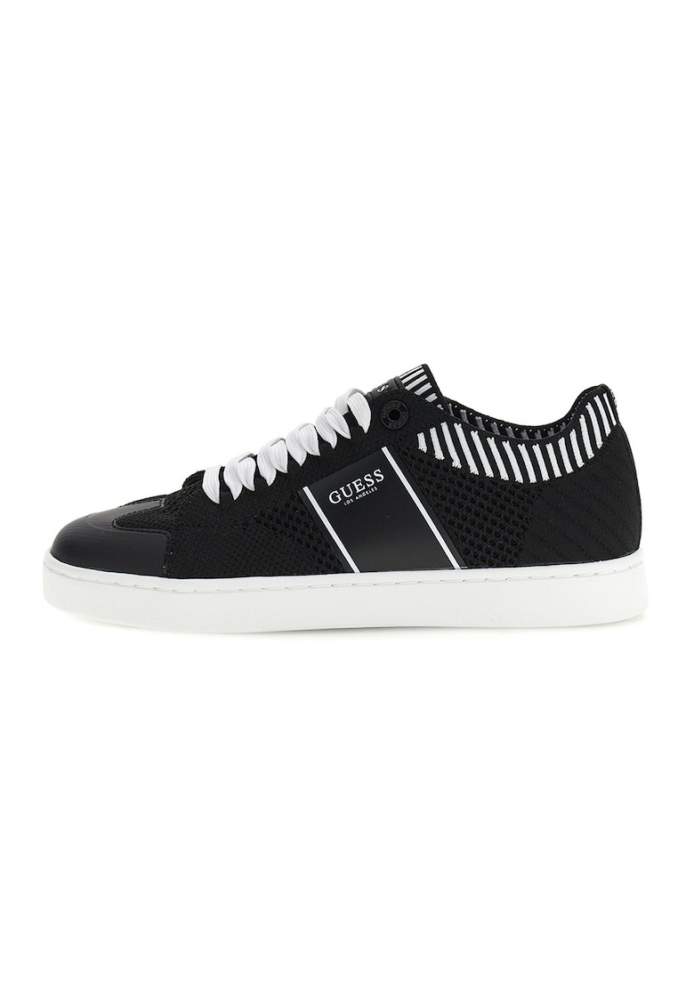 Pantofi sport low-cut din tricot - Negru
