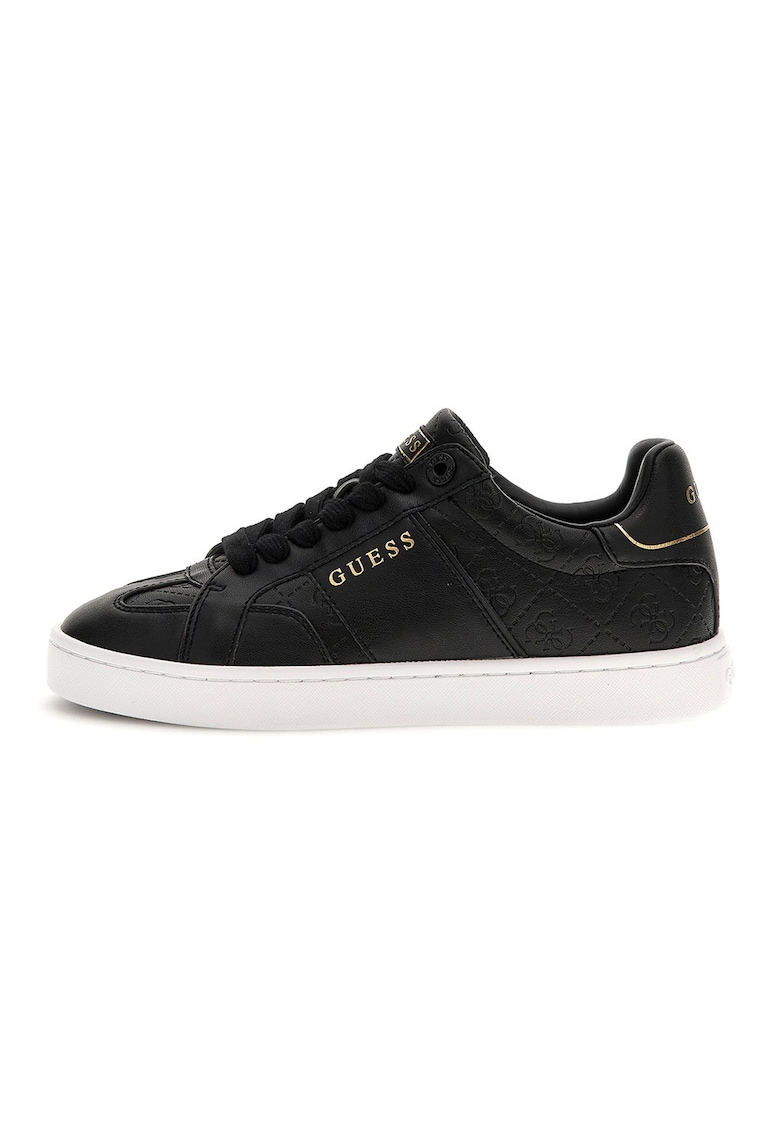 Pantofi sport low-cut din piele ecologica - Negru