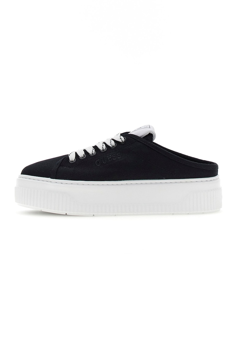 Tenisi cu talpa flatform - Negru