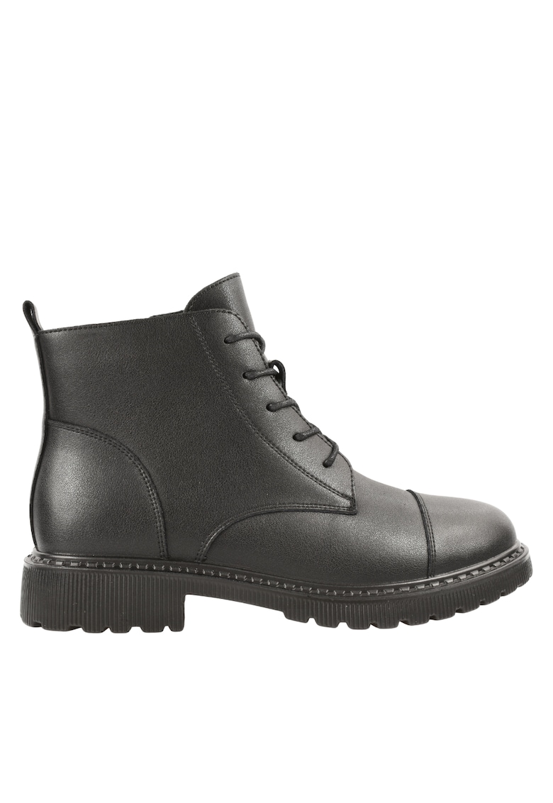 Ghete casual - dama - FORMAZIONE - 10513-21 negru - piele naturala