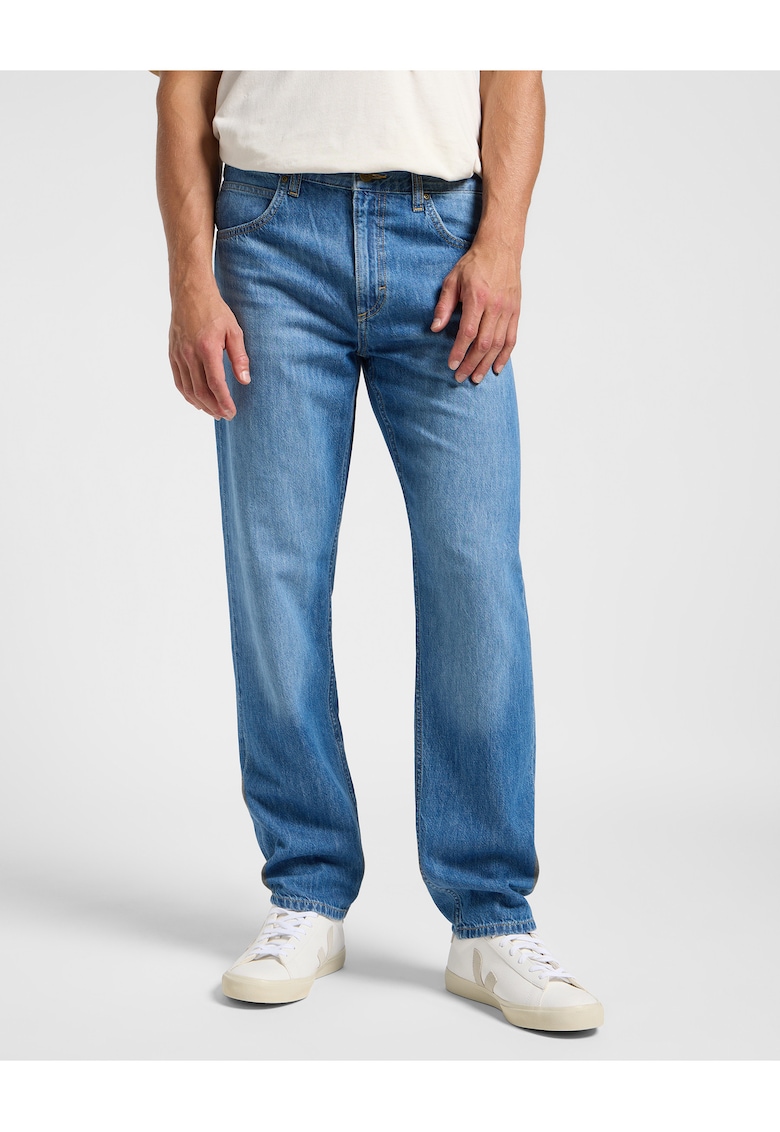 Blugi barbati Oscar - bumbac - albastru -