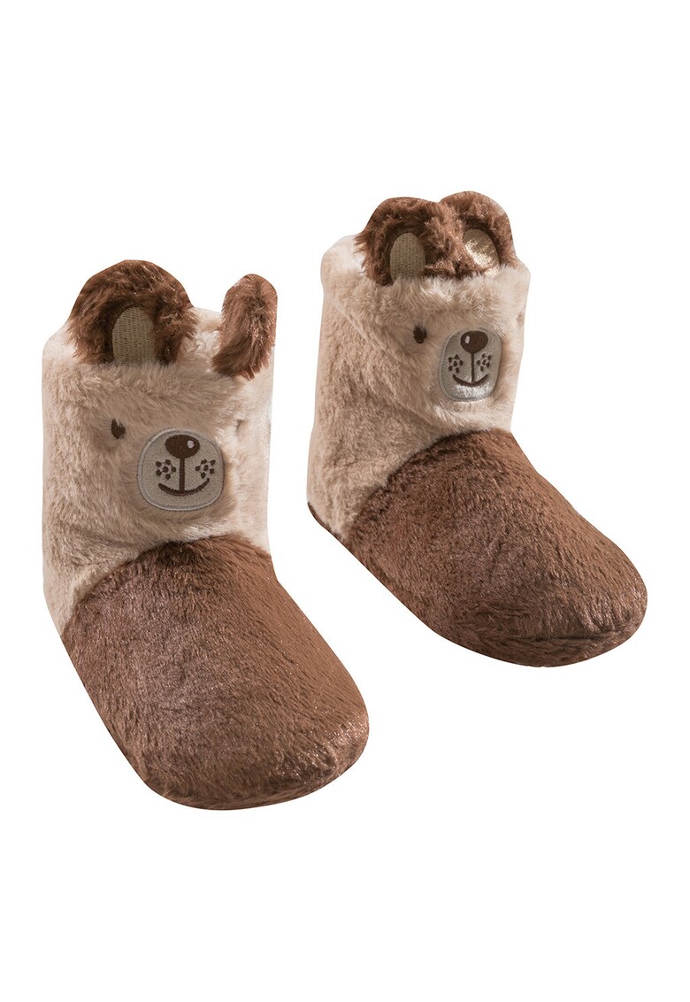 Ghete de casa din plus - Maro/Maro nisip