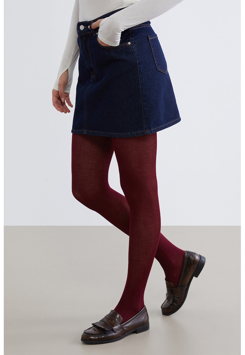 Dres din amestec de modal - Rosu inchis