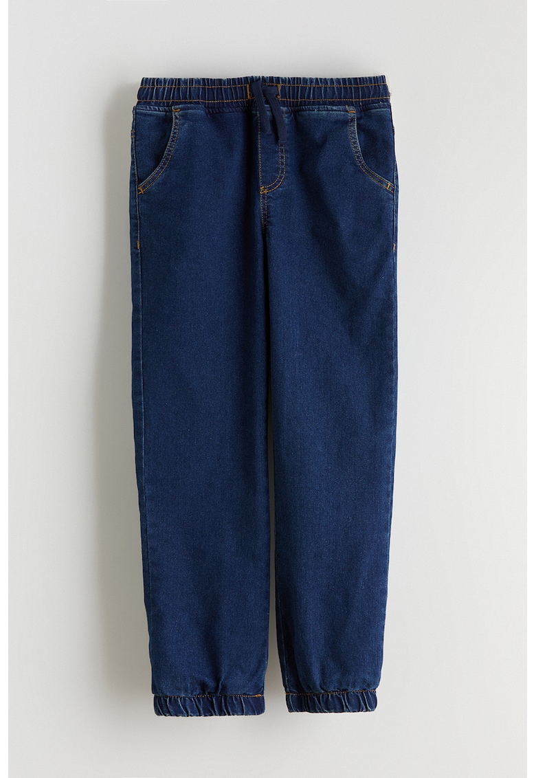Blugi cu talie ajustabila - Albastru indigo