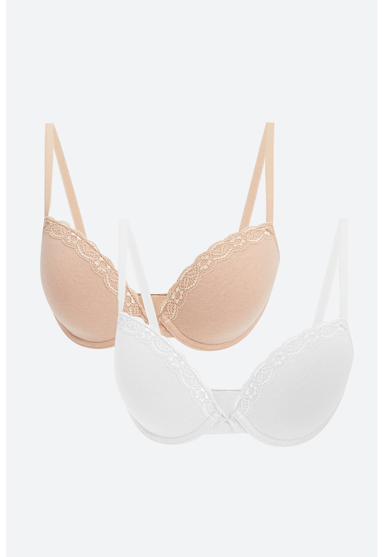 Set de sutiene cu garnitura de dantela - 2 piese